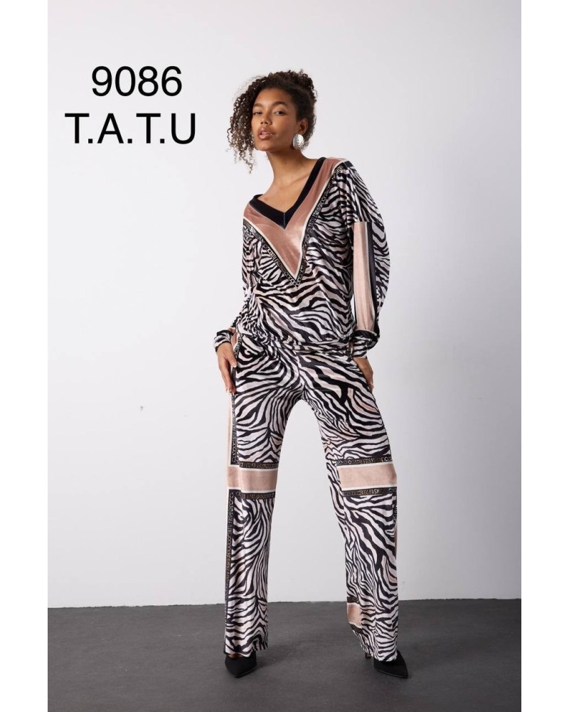 Conjunto TATU FASHION terciopelo 9086