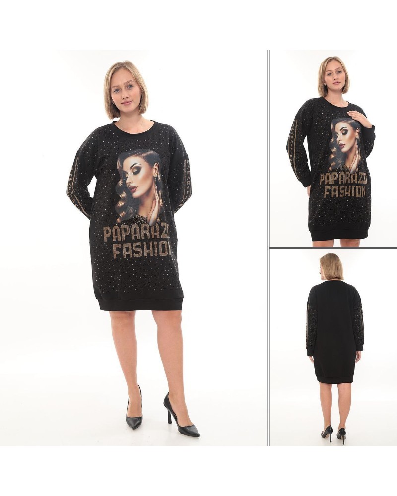 Vestido paparazzi estrass