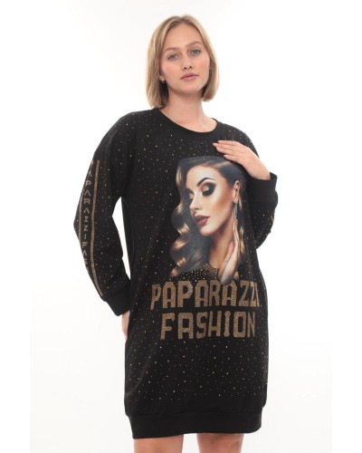 Vestido paparazzi estrass